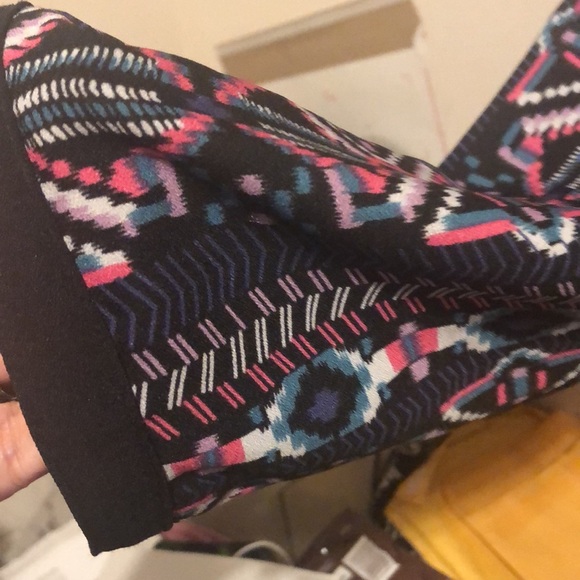 NY Collection Geometric Print Short Romper  Sz L - Picture 6 of 8